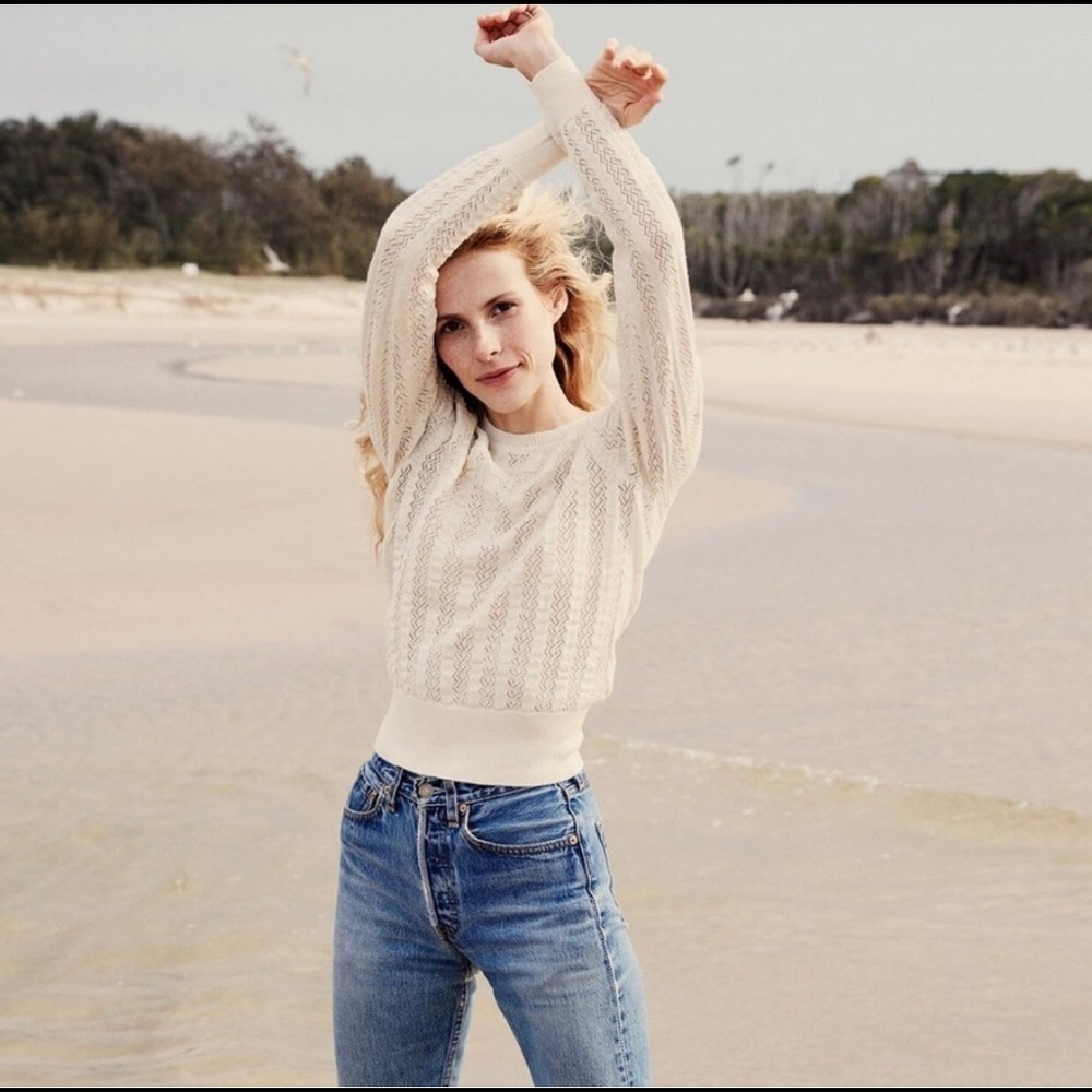 Doen Norfolk Sweater in ivory